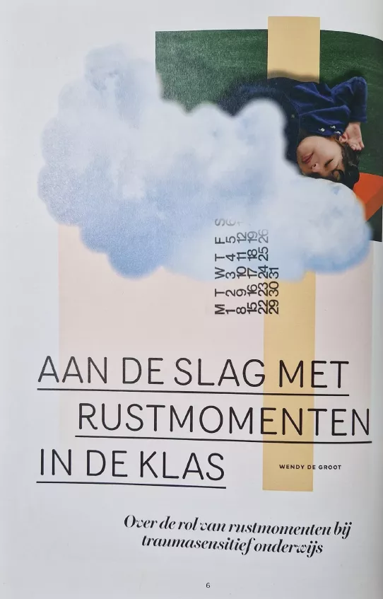 Artikel over rustmomenten in TSO Magazine, oktober 2025